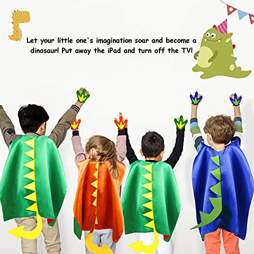 Irolewin Dragon-Dinosaur-Costume For Kids Dino Dress-Up Capes-Masks Claws As Boys-Girls Halloween Costumes Birthday-Party-Favors Toys #TOP2