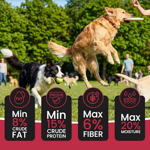 Image of Dr. Pets Pack of 5 Chicken Pomegranate Dog Chew Sticks for Dental Stick, Calcium Bone and Chicken Dog Biscuits Healthy Treats and Training Snacks Long Lasting Chew Sticks for Small and Large Breed
