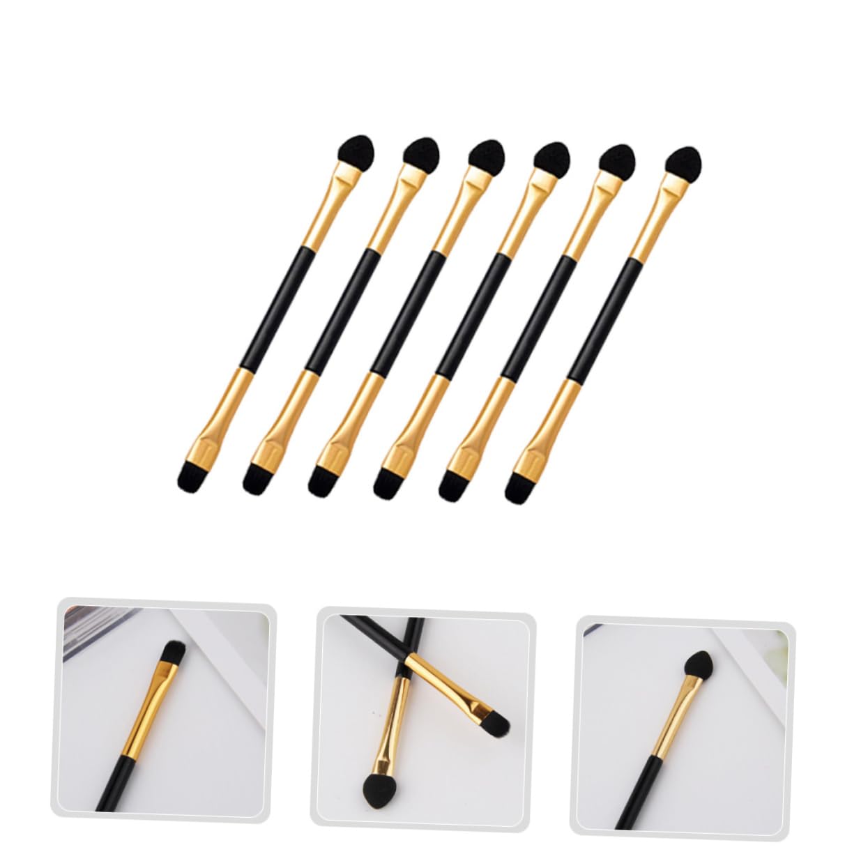 Didiseaon 100pcs Professional Makeup Brushes Eye Brush for Women Dual-ended Eyeshadow Precision Eye Makeup Kit