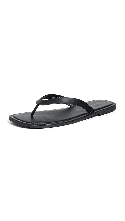 Amazon.com | Free People Women's Sona Thong Sandal, Black, 6