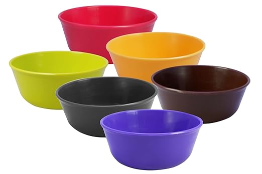 Sigma 500 Microwave Safe Multipurpose Bowls, Set of 6, Violet Color