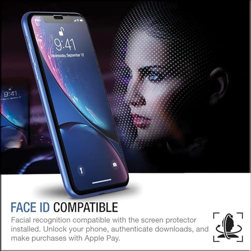 Image of GRIPP 3D Japanese Tempered Glass Screen Protector for iPhone 11, iPhone XR (6.1 inch), 3D Curved Edges, Scratch-Resistant, 9H Hardness, Full Coverage, Bubble Free