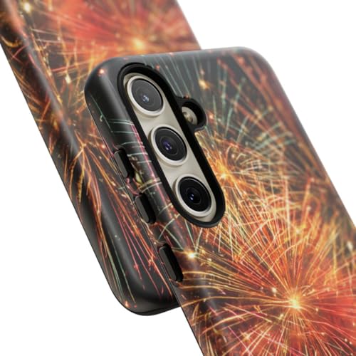 Coque Samsung S24 Plus feu d'artifice coloré rigide mate