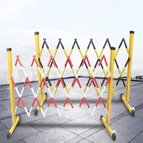 Barrière de circulation rétractable rouge | Barricade métallique extensible de 2 m - 3