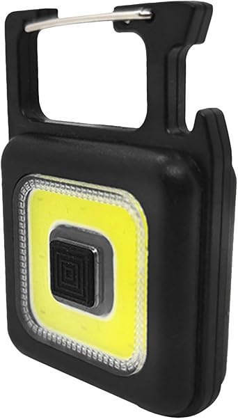 Mini Flashlight - Mini LED Flashlight Torch | Keychain Work Light | LED Emergency Handheld Flashlight | Portable Keychain Small Flashlight with 3 Lighting Modes for Fishing