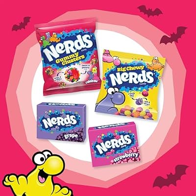 Nerds Assorted Halloween Trick or Treat Candy Mix, 90ct Bag