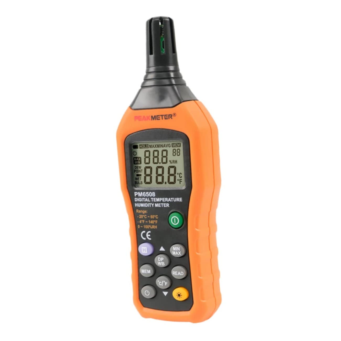 GANAZONO 1 Set Temperature and Humidity Meter Temperature Meter Digital Humidity Meter Temperature Humidity Gauge Humidity Checker Humidity Tester Humidity Measurer abs Monitor Portable