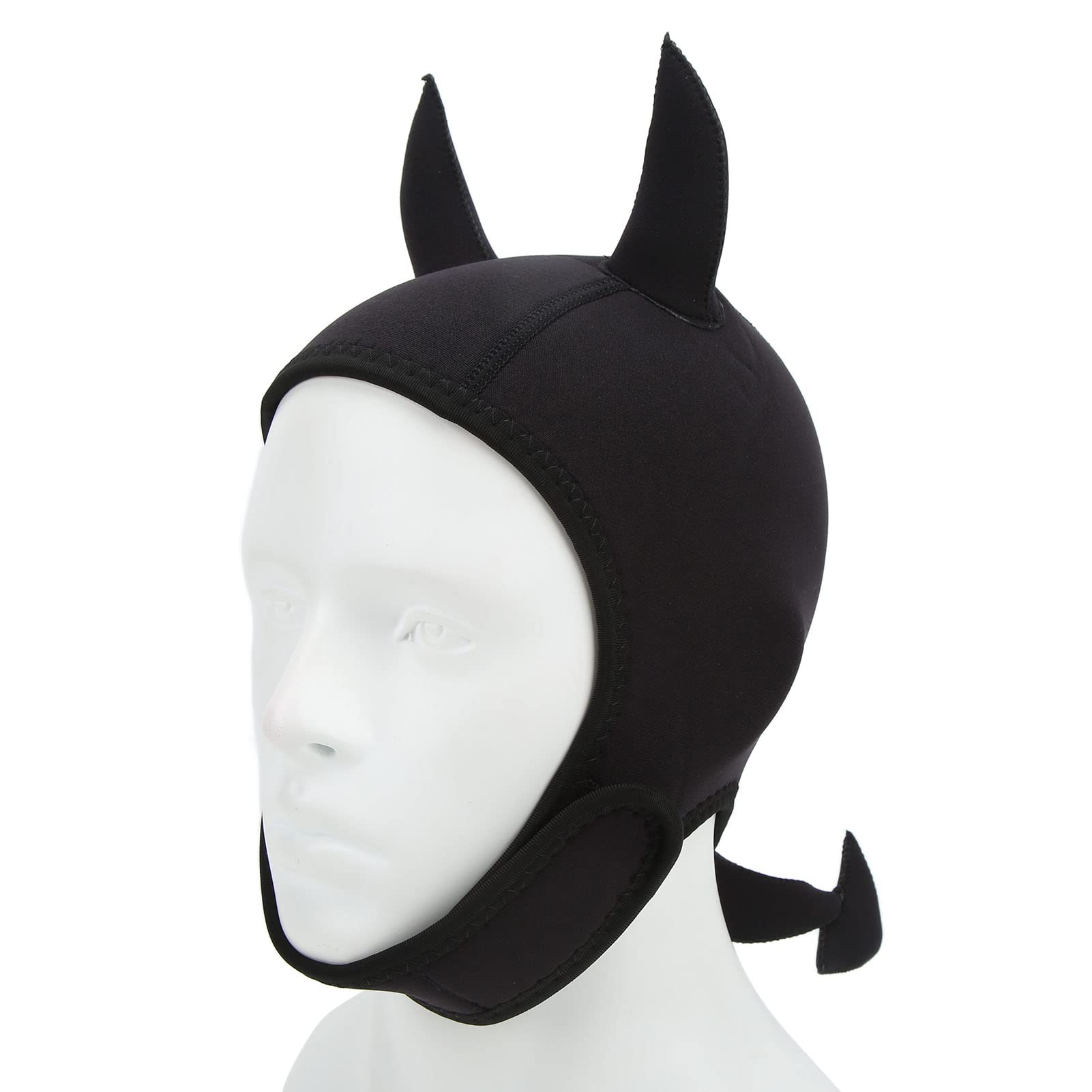 Cuffia da Nuoto in Neoprene per l'Inverno, Cuffia da Nuoto Termica Regolabile per Acqua Fredda, Attrezzatura da Surf per Immersioni e Snorkeling con Tessuto ad