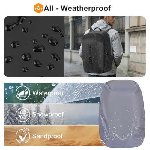 MOSISO Camera Backpack, DSLR/SLR/Mirrorless Full Back Access Photography Backpack, Waterproof Camera Bag with Tripod Holder&Laptop Compartment&Rain Cover Compatible with Canon/Nikon/Sony, Black by MOSISO - Image 4