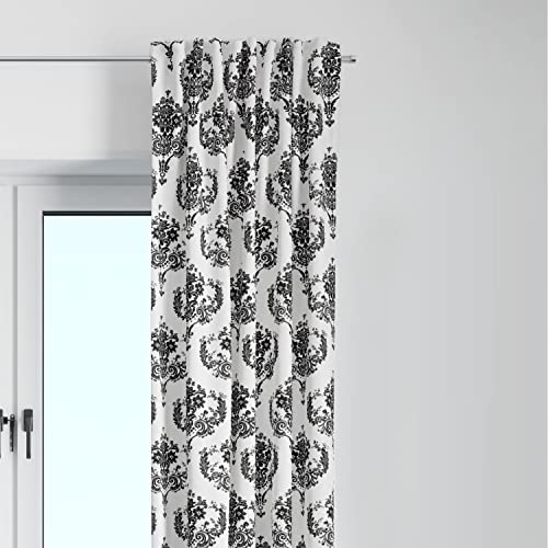 The Best Black and White Damask Curtains For Your Home Decor