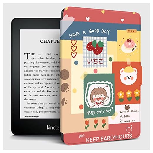 Fodral För Kindle,Auto Wake/Sleep-Fodral Kompatibel Med Alla Modeller Kindle Paperwhite Fallskydd Silikon Magnetisk Smart Cover - Ha En Bra Dag, För Pq94Wif