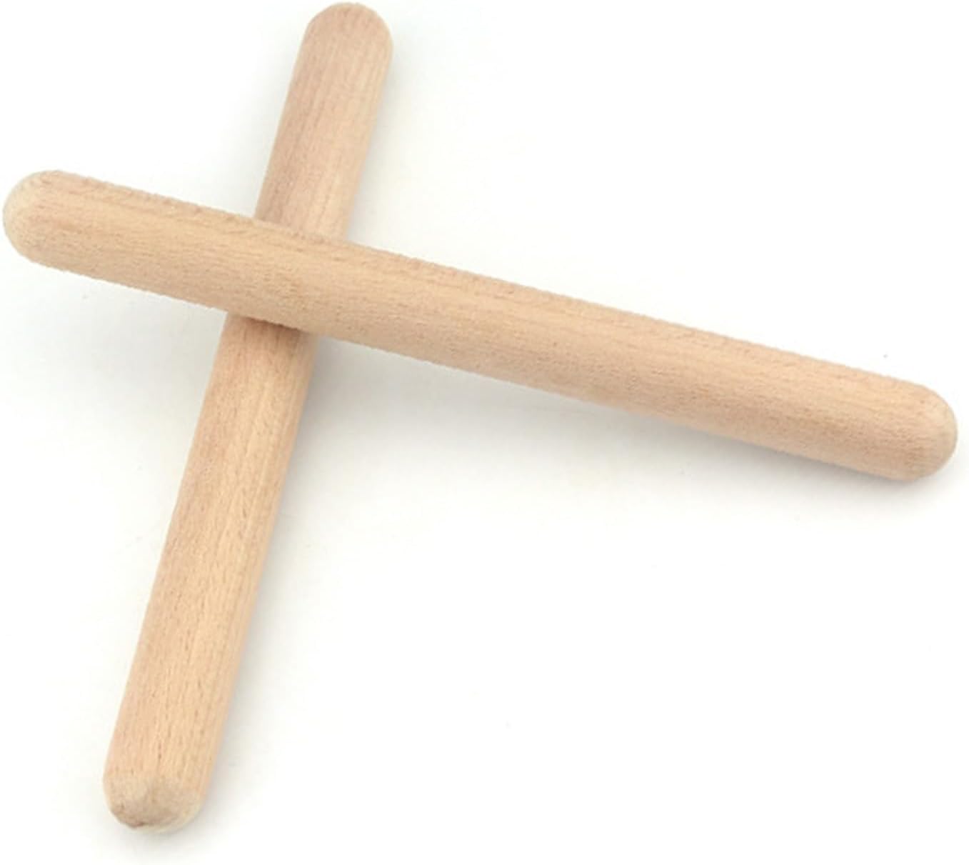 Haofy Premium Kids Percussion Rhythm Stick Educational, Clear Sound Musical Sticks Set for School Music Class, Solid Wood Material (1 Pair)