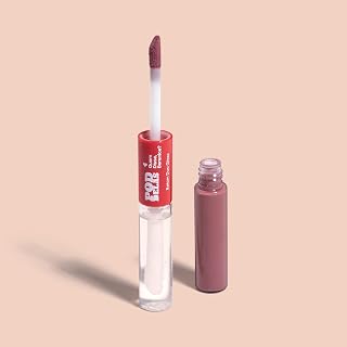 QDB Pod Delas Batom Duo Gloss Nude Deixa o Like 8ml