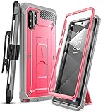 SupCase Unicorn Beetle Pro Series Case Designed for Samsung Galaxy Note 10 Plus/Note 10 Plus 5G, Full-Body Rugged Holster & Kickstand Without Built-in Screen Protector (Pink)