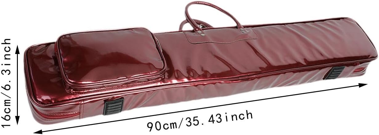 Billiards Sticks Bag Pool Cue Carry Case 1/2 Cue Case Supplies Protector Handbag Accessories Shoulder Bag for Traveling Women