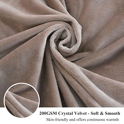 Xege Plush Shaggy Duvet Cover, Luxury Ultra Soft Crystal Velvet Fuzzy Bedding 1Pc(1 Faux Fur Duvet Cover), Fluffy Furry Comforter Cover With Zipper Closure (Queen, Khaki) #TOP3