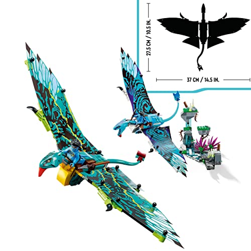 LEGO 75572 Avatar Jake und Neytiris erster Flug auf einem Banshee, Pandora Film Set mit Banshees, Minifiguren und im… – Bild 5