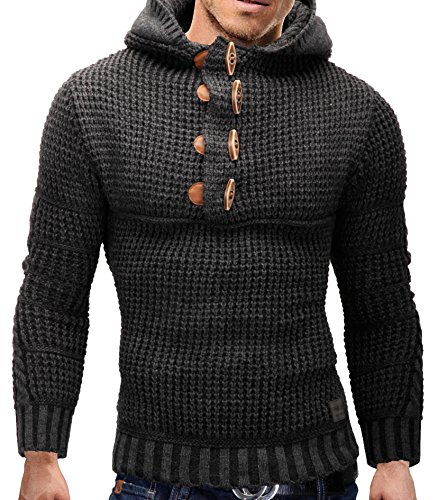 Merish Maglione Lavorato a Maglia Uomo, con collo