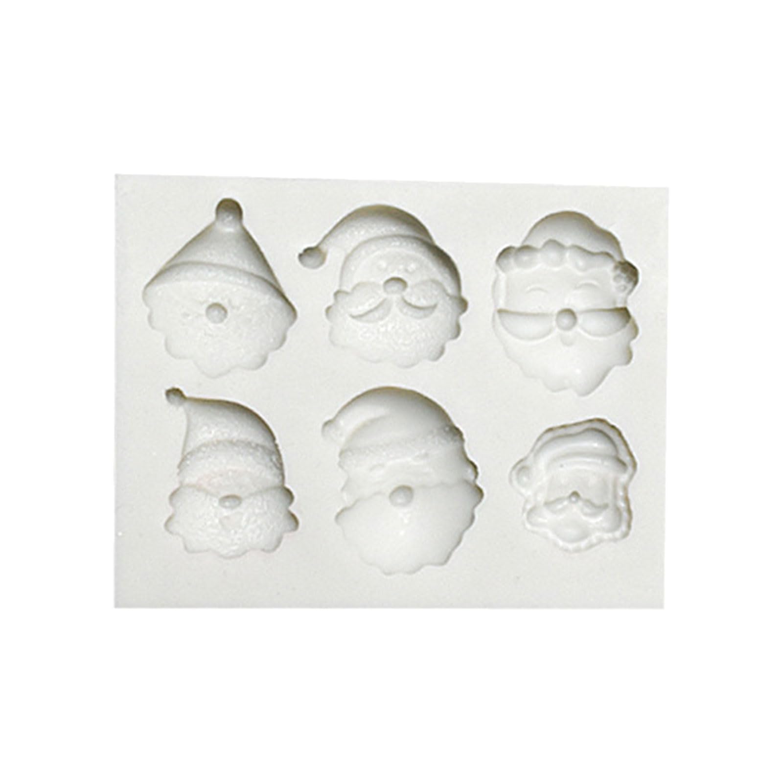 HZBB Silicone Chocolate Fondant Molds Christmas Series Silicone Baking Cake Decorating Tools Christmas Chocolate Molds