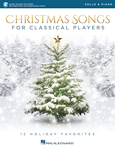 Christmas Songs for Classical Players - Cello and Piano Book/Online Audio