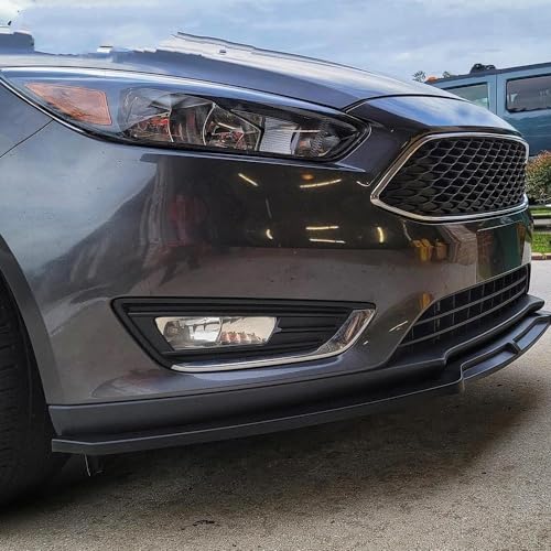 Diffuseur lèvre pare-chocs avant Ford Focus 2012-2018 noir brillant