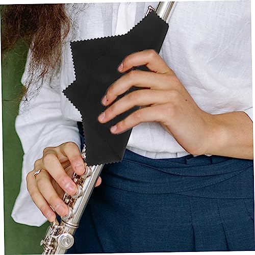 ULDIGI 12pcs Musical Instrument Cloth String Instrument Polishing Cloth Guitar Cloth Violin Polishing Cloths for Jewelry Oboe Swab Cloth Flute Cleaner - Thumbnail 5