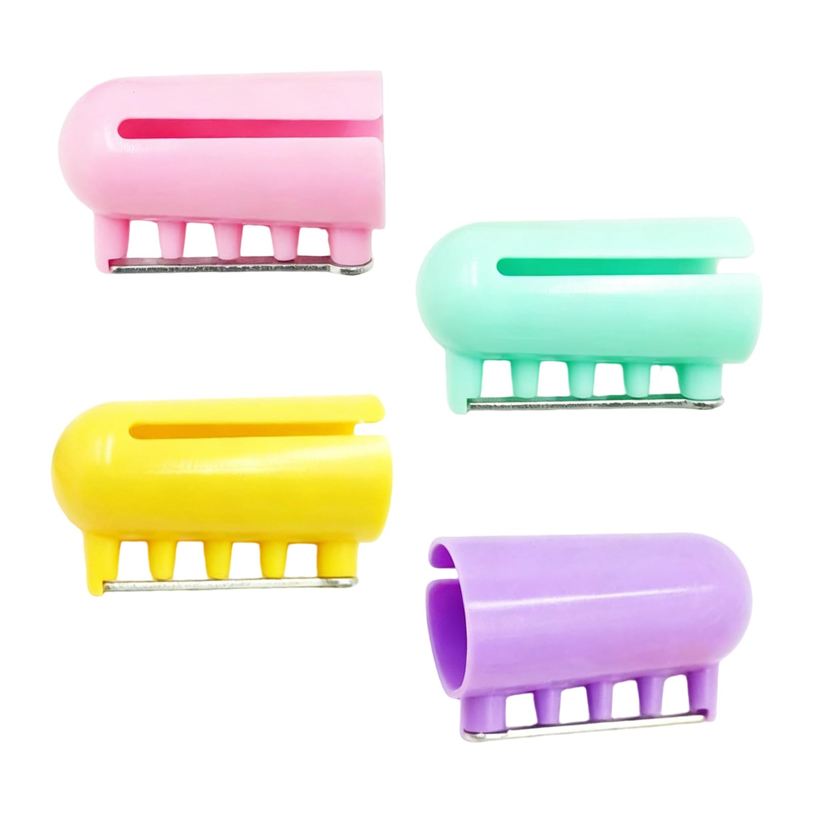 Piceioep Ergonomic Knitting Thimble Craft of Sturdy ABS Ideal for Crafting and Textile Artisanal Multipurpose Stitching Finger Cover