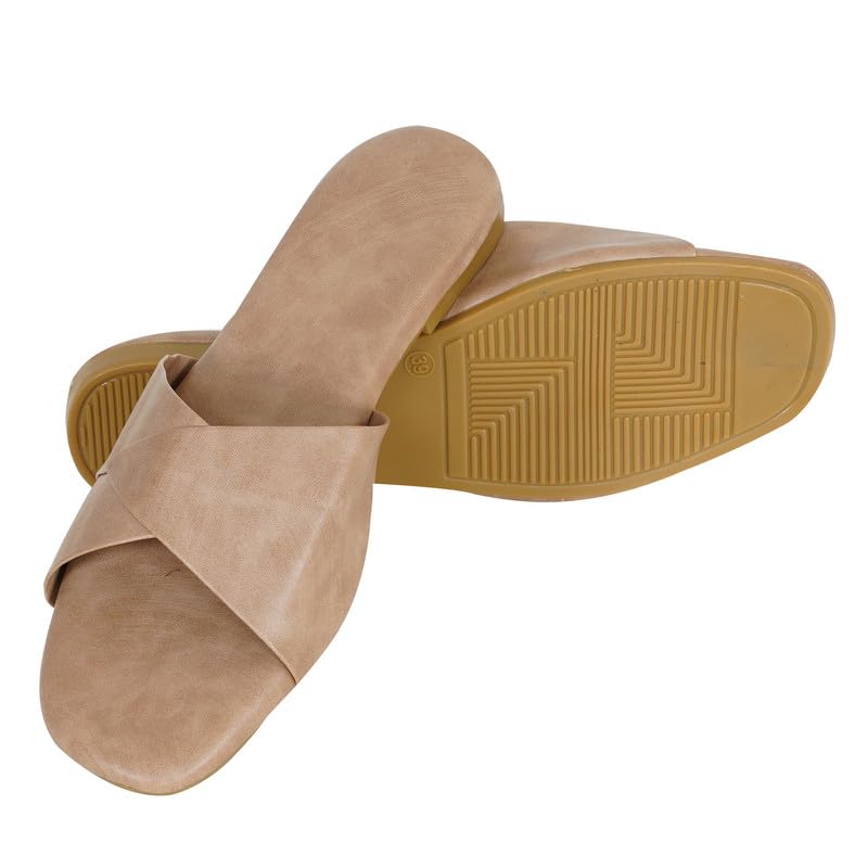 Image of DFR Women Casual Cushioned Flat Slippers Woman