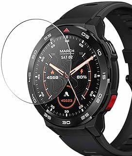 واقي شاشة هيدروجيل مرن متوافق مع ساعة ميبرو GS، مضاد للخدش وعالي الوضوح من اروز، ليس شاشة زجاجية، قطعتان