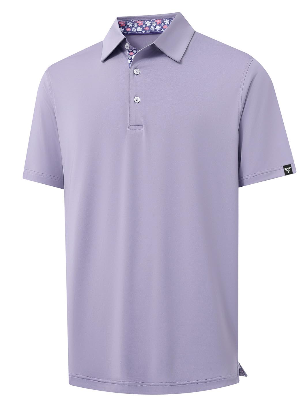 DTWOOO Men's Designed Collared Solid Performance Short Sleeve Polo Shirts | Casual Solid…