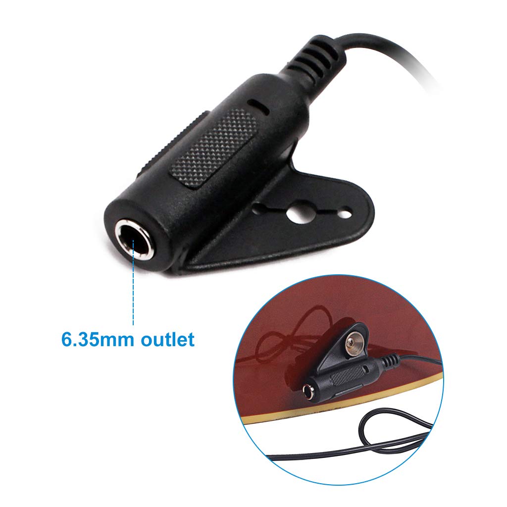 Alnicov Chitarre Pick-up Soundhole Con Uscita Da 6.35mm Per Chitarre Acustiche