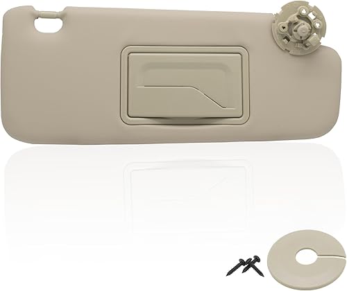 Miniatura 8 de NHILES Visera solar izquierda para conductor compatible con Chevy Cruze 2011-2019 Número de repuesto de visera solar 95034256 95034253 84126667