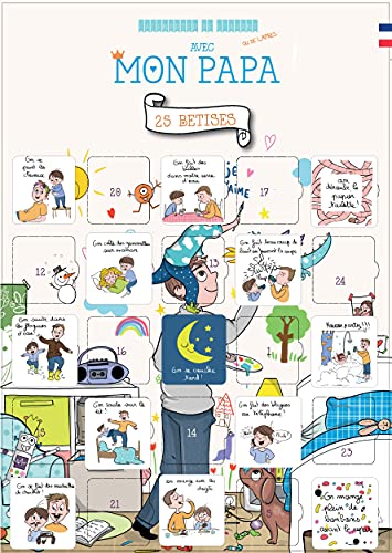 Calendrier de l'Avent Papa Garçon 25 Bêtises Format A3 – vue 2