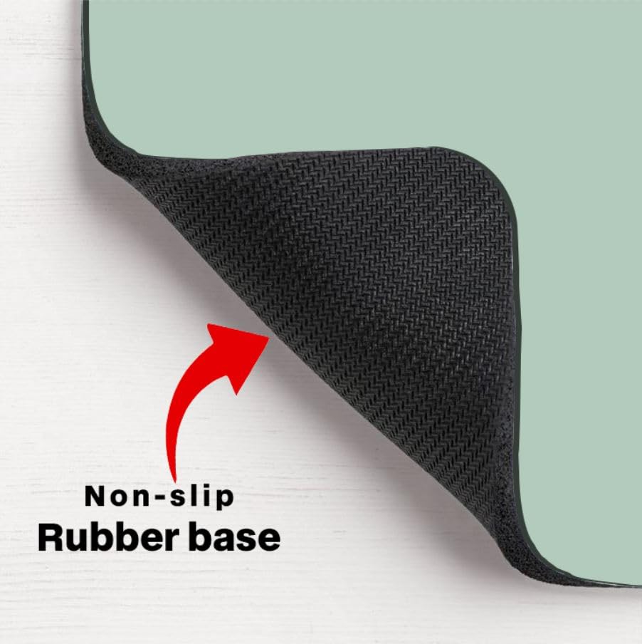 Image of ON TREND Premium Extended Mouse Pad, Large Premium Desk Mat Anti Skid Rubber Base for Desktop Laptop PC Office Gaming (Size- 23 X 11 x 0.12 Inch) (Pale Green)