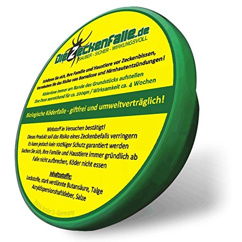 Preisvergleich Produktbild die Zeckenfalle 3er Set Zecken Zeckenschutz Zecke Zeckenmittel