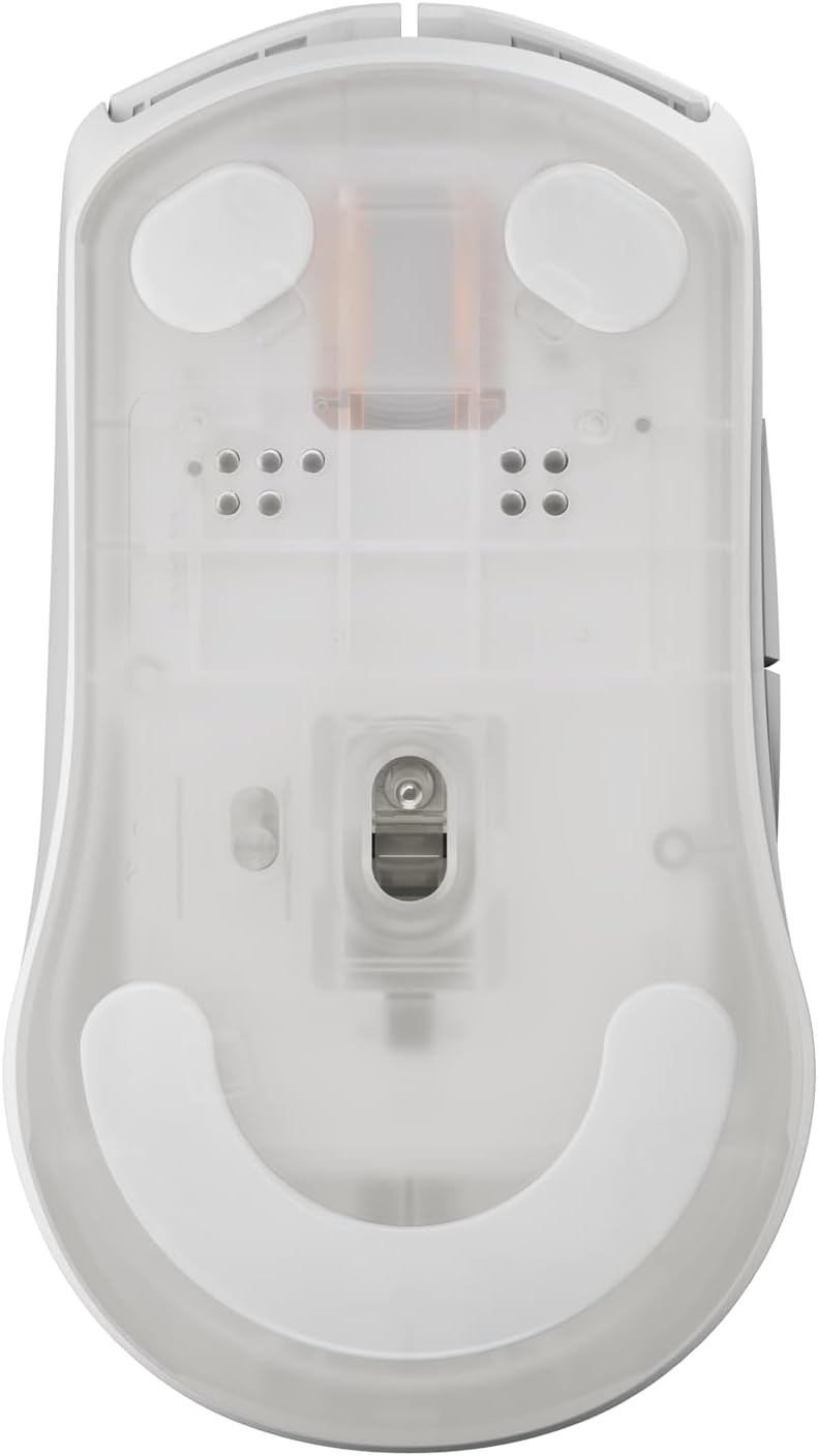 Rival 3 Wireless Gen 2 - Mouse Gaming - 2,4 GHz e Bluetooth - Sensore ottico TrueMove Air da 18000 DPI - Durata 60 milioni di clic - Leggero - Piedini 100% PTFE - Bianco - Mouse gaming - Immagine 8
