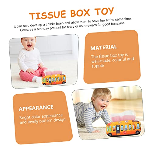 Foytoki Baby Toy 5 Sets Tissue Box Toy Baby Tissue Box Fuzzy Scarf Toddler Toy Baby Tissue Box Toy Infant Hand Exerciser Montessori Toys For Montessori Toys For Infant Tissue Box Toy Kids Toys #TOP5
