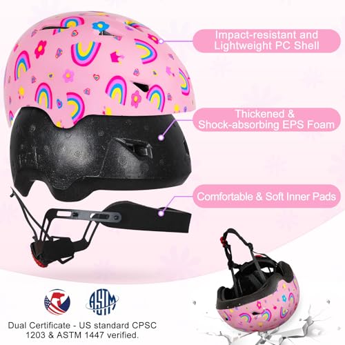 Image of Toddler Bike Helmet, Kids Helmets Baby Infant Bike Helmet for Kids Toddlers Boys Girls Age 1-3 /2-4 /3-5 /5-8 for Biking Scootering Skateboarding