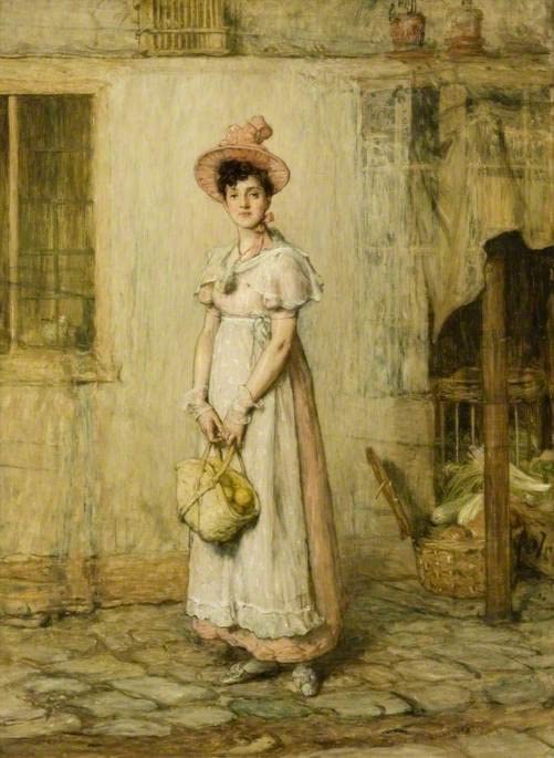 Affiches sur toile La Giovane Casalinga de Sir William Quiller Orchardson 58x90cm sans cadre