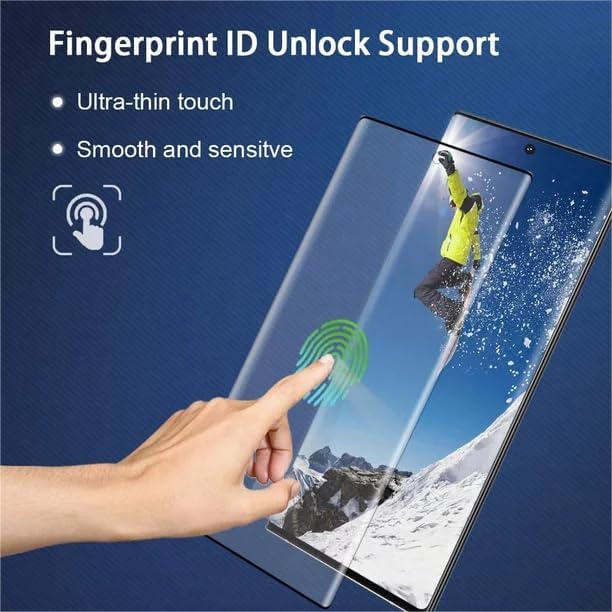 [2+2 Pack] for Google Pixel 7 Pro Screen Protector, 9H Tempered Glass, Ultrasonic Fingerprint Compatible, 3D Curved, HD Clear Scratch Resistant for Google Pixel 7 Pro 5G Glass Screen Protector