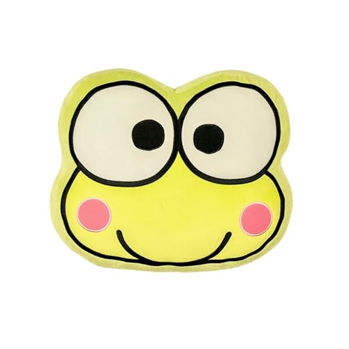 Keroppi Bedding Super Soft Plush Decorative Pillow, One Size, (100% Officially Licensed Product) - Keroppi - Keroppi