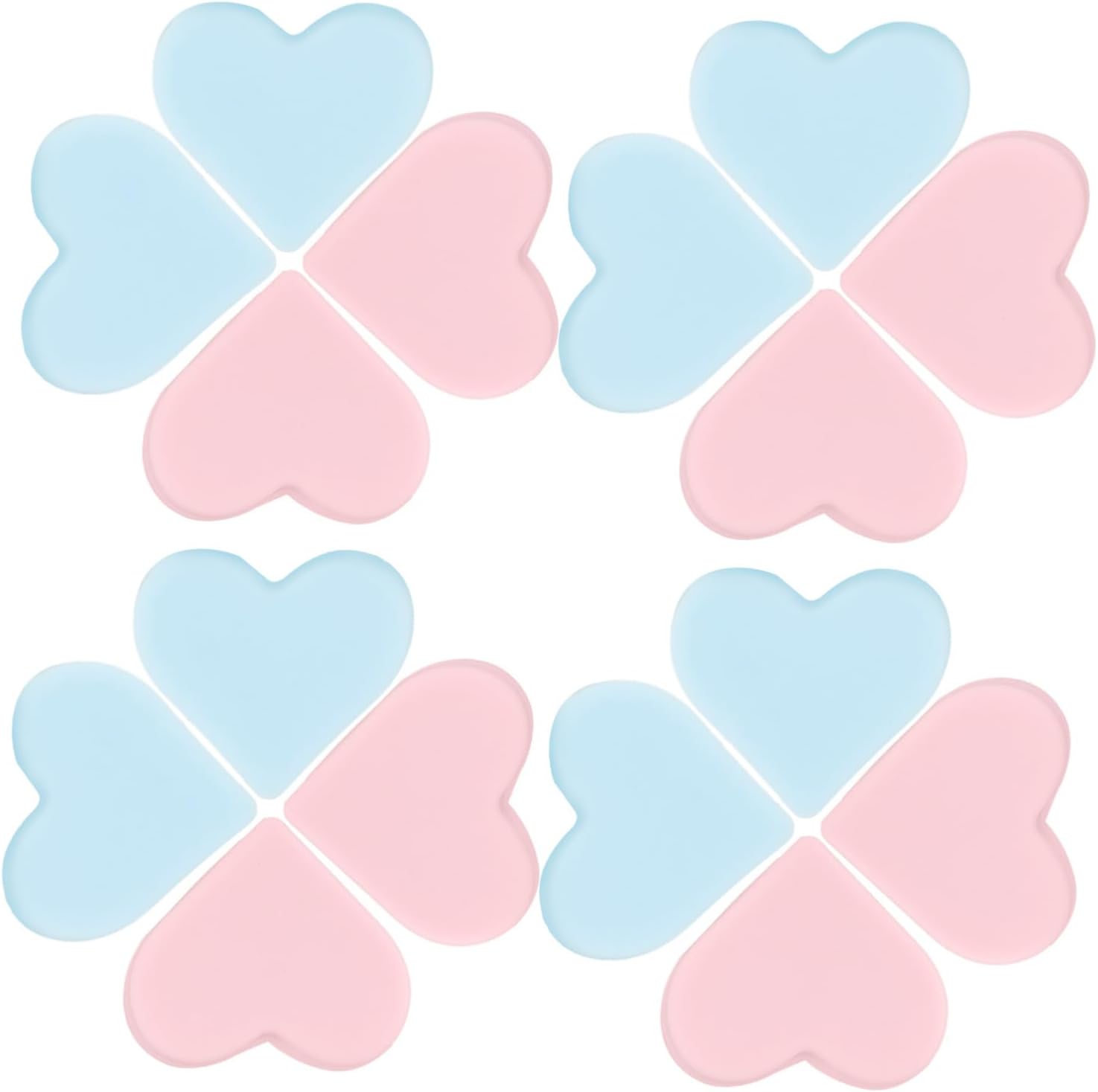 Gadpiparty 20pcs Knitting Needle Stoppers Soft Rubber for Crochet Heart-Shaped Design for Home and Prevents from Falling
