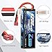 Zeee 7.4V 2S 5200mAh 80C RC Lipo Hardcase Battery with Deans Plug for 1/8 1/10 RC Vehicles Car Traxxas Slash X-Maxx RC Buggy Truggy RC Airplane UAV Drone FPV(2 Pack)