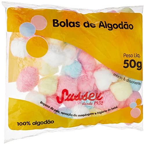 SUSSEX Algodão.Hidrof. Bola Colorida 50G