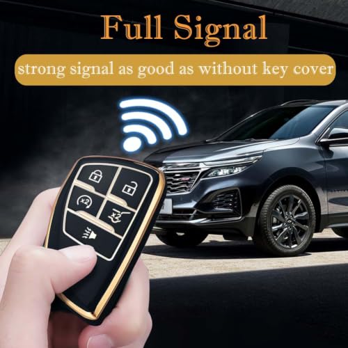 Image of Key Fob Cover for Chevy GMC Buick, Equinox (5 Buttons-SUV, Purple)