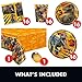 Unique Jurassic World Birthday Party Supplies | Jurassic Park Birthday Party Supplies | Jurassic World Party Supplies Decorations | With Jurassic World Tablecloth, Jurassic Park Plates, Cups, Napkins, Button | Serves 16 Guests