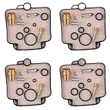 Comprend 4 kits de réparation complets du carburateur pour un entretien complet
