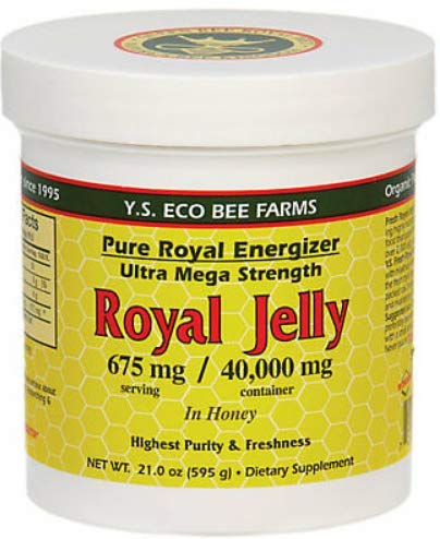 2 Pack Y.S. Eco Bee Farms Royal Jelly in Honey - 675 mg - 1.3 lbs