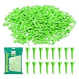 GKandi Golf Tees 5 Prong Design Plastic Short Golf Tees 1 1/2 Inch Bulk for Women Men Ladies Clubs Golf Balls 50/100 Count White Blue (Green, 50pcs)