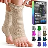 Modvel Foot & Ankle Brace Socks for Sprained Ankle...